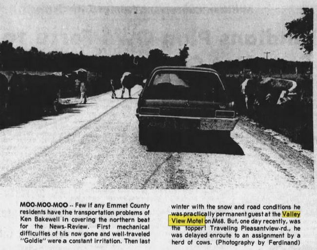 Valley View Motel (Country House) - July 1971 Article (newer photo)